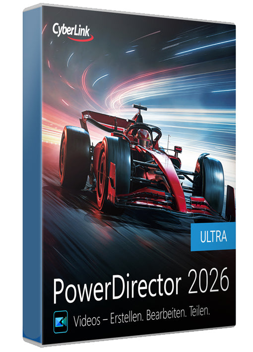 Cyberlink PowerDirector 2026 Ultra - Videobearbeitung leicht