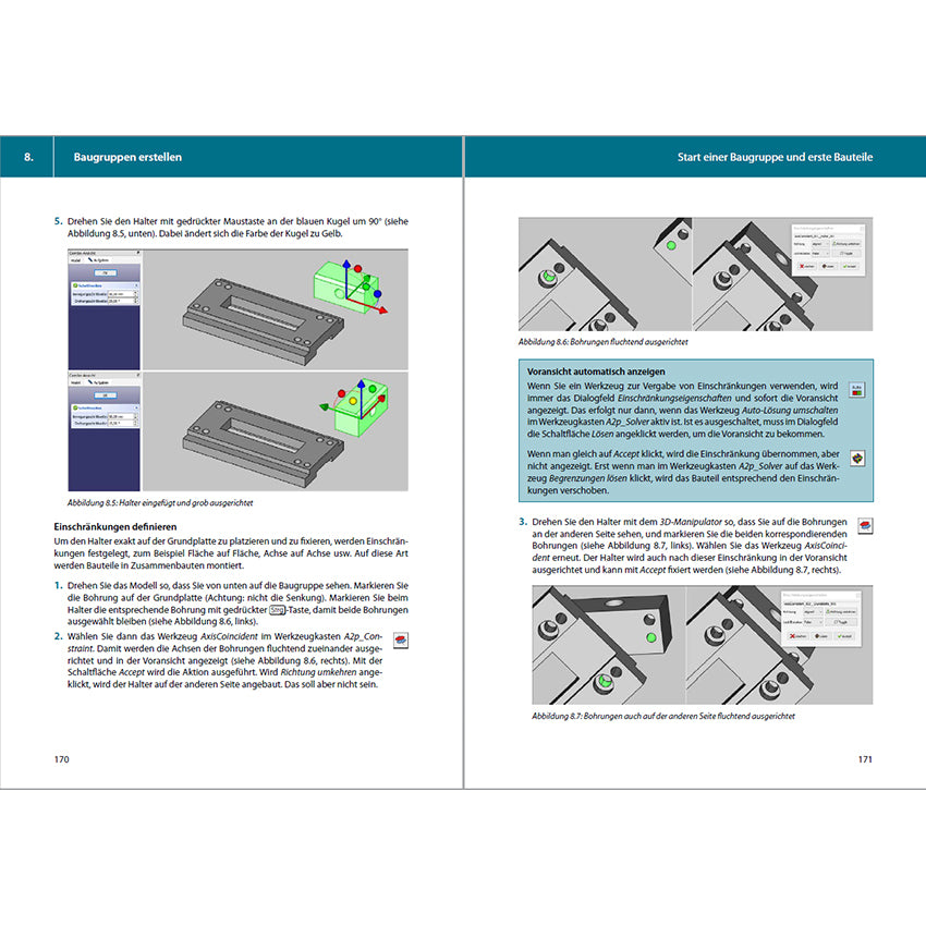 Die wichtigen Funktionen und Zeichenhilfen von FreeCAD