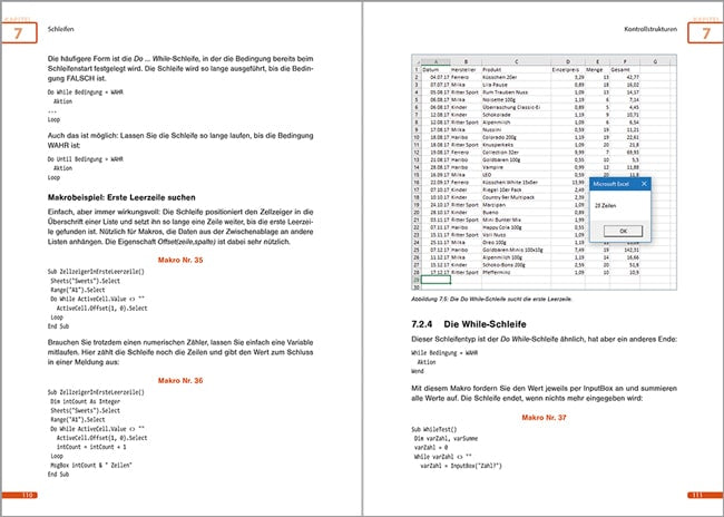 Excel-Bundle: VBA-Programmierung