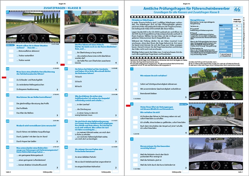 Alle Fahrschulfragen Klasse B Mit Antworten mut.de