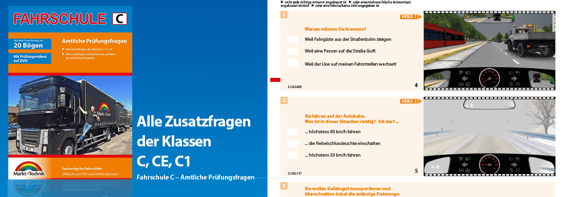 Fahrschule C - Amtliche Prüfungsfragen