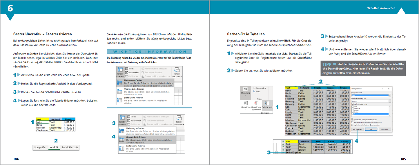 Excel 2019 - Schnell zum Ziel