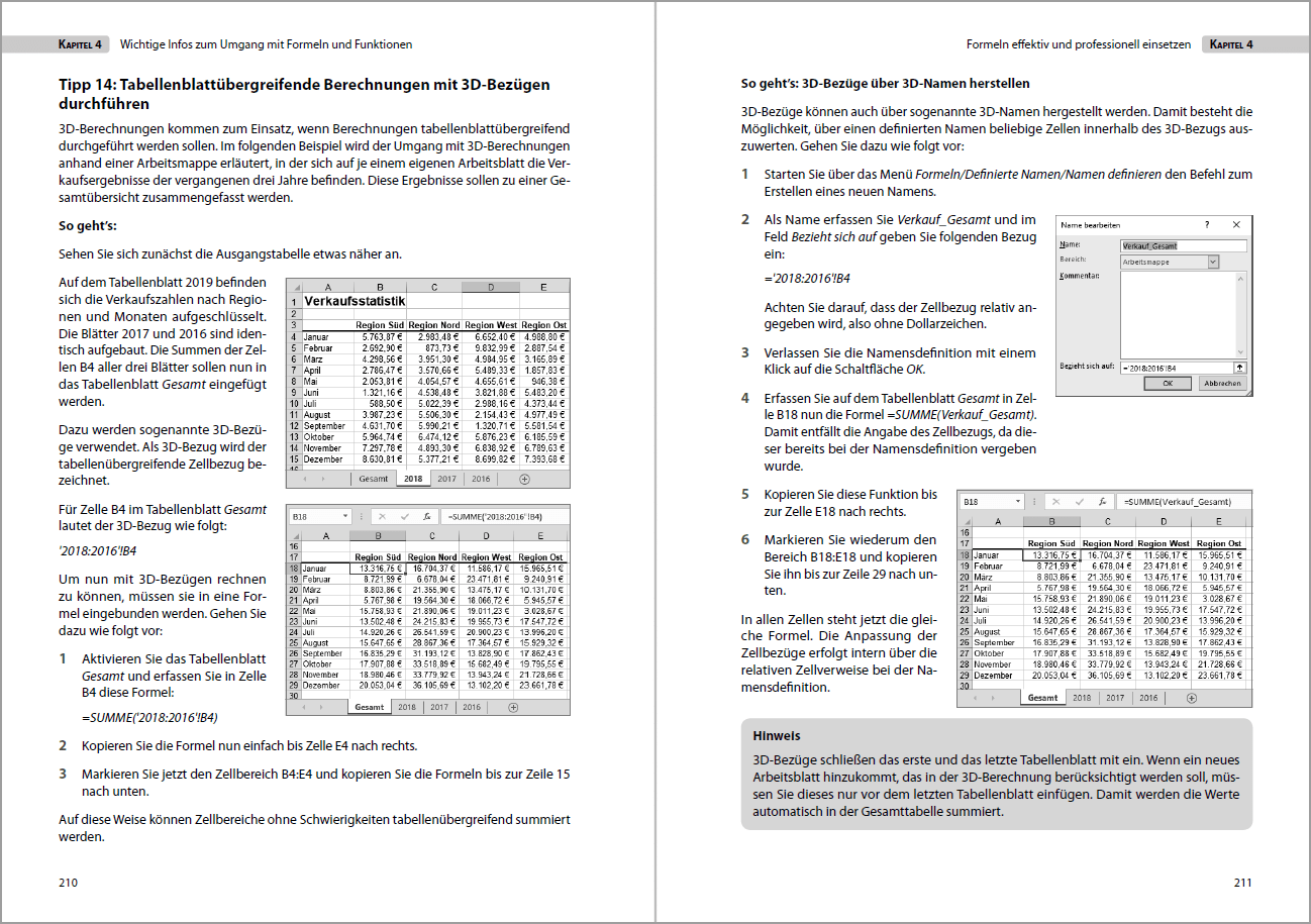 Excel - Formeln + Funktionen