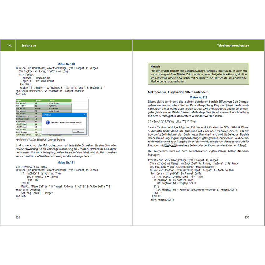 Excel 2021 VBA-Programmierung