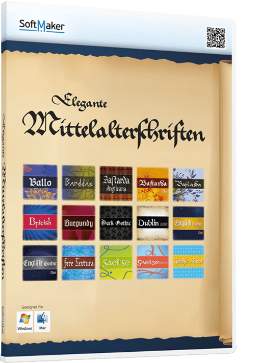 Elegante Mittelalterschriften