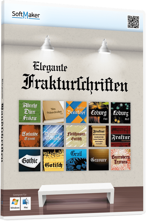 Elegante Frakturschriften