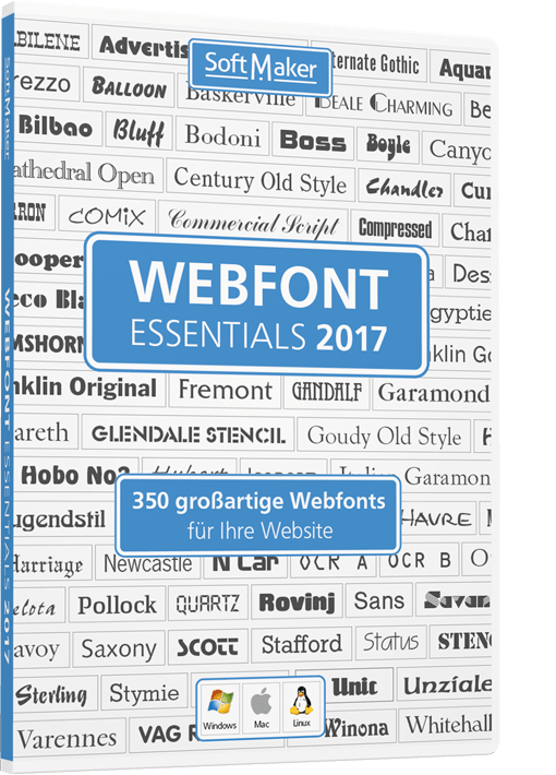 Webfont Essentials - Schriften