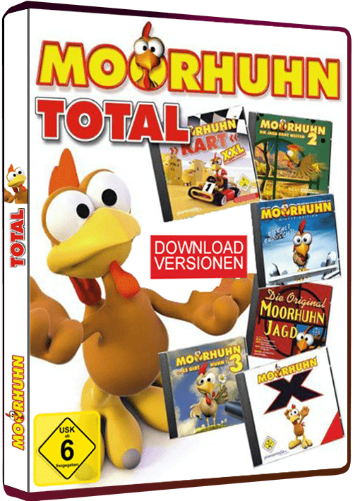 Moorhuhn Total - 6 Spiele in einer Sammlung