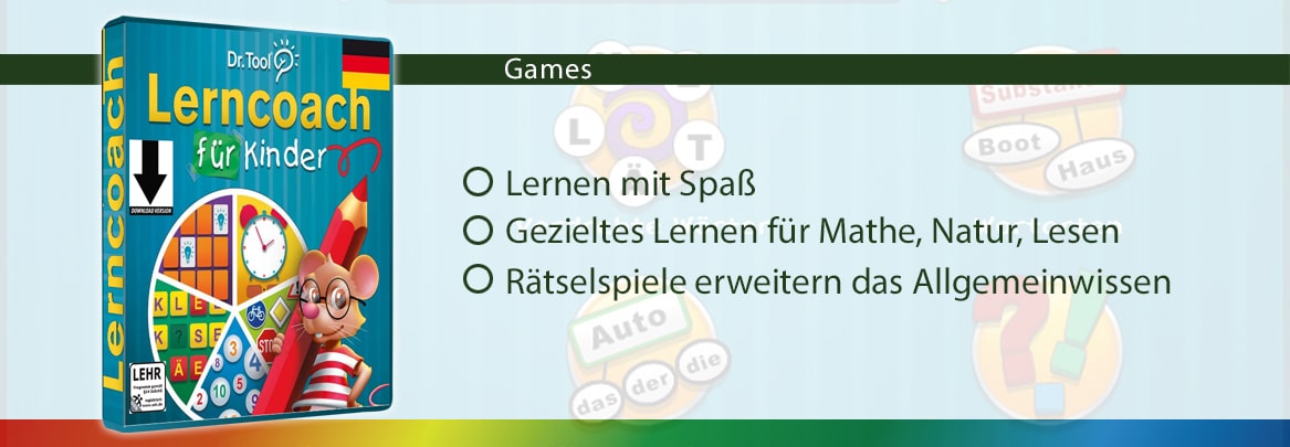 Dr.Tool® Lerncoach für Kinder - Lernsoftware für die Schule