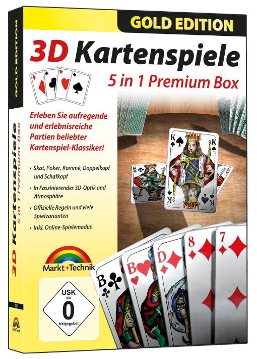 3D Kartenspiele - 5in1 Premium Box