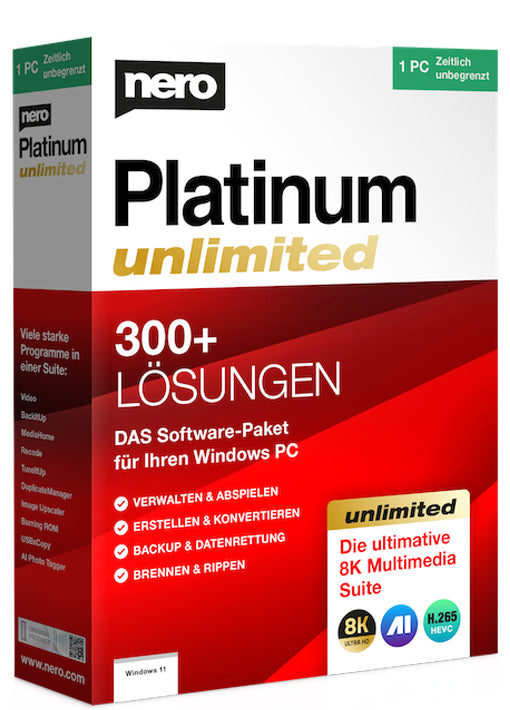 Nero Platinum Unlimited - Version 2024