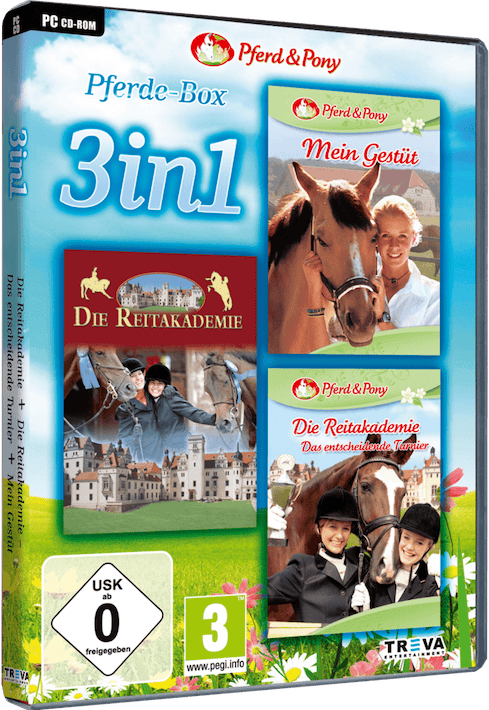 3 Pferdespiele in einem Paket