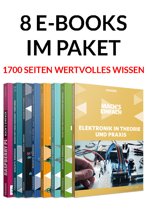 Acht E-Books bzw. rund 1.700 Seiten