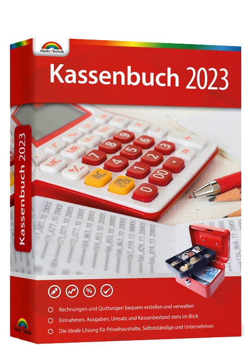 Kassenbuch 2023 - Alle Kosten im Blick