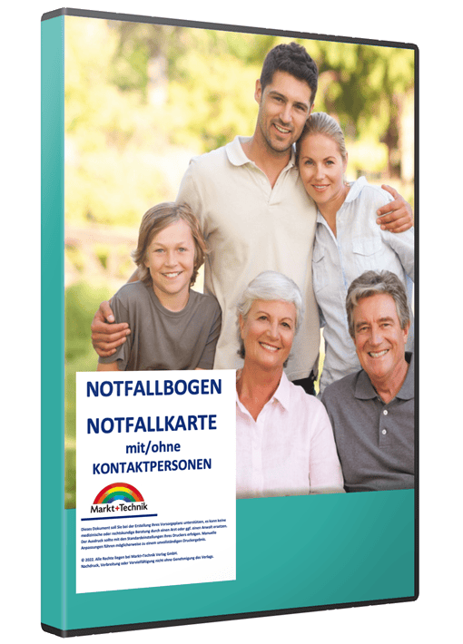 Notfallbogen und Notfallkarte