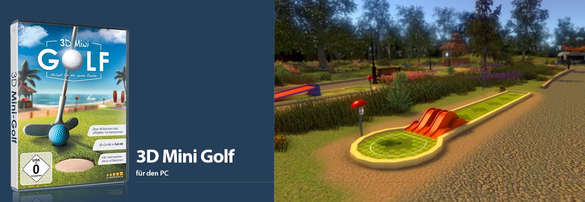 3D-Mini-Golf - Minigolf-Spaß auf den heimischen Rechner 