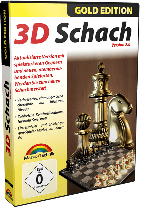 3D Schach 2.0 Gold Edition - Für Einsteiger und Profis