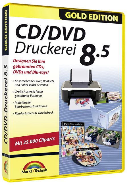 CD/DVD Druckerei 8.5