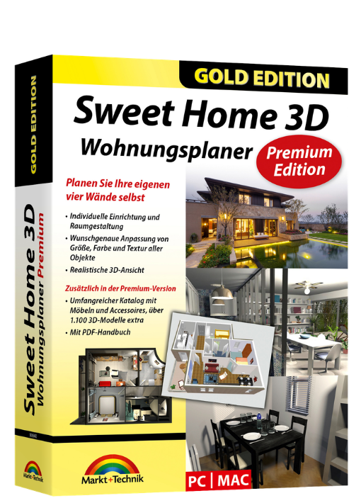 Sweet Home 3D Wohnungsplaner - Premium Edition