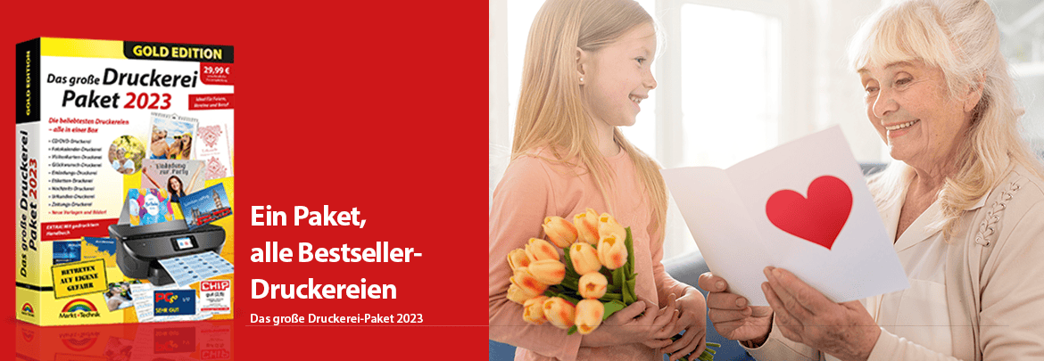 Alle Bestseller-Druckereien in einem Paket