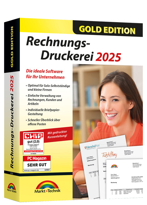 Rechnungs-Druckerei 2025 Gold Edition