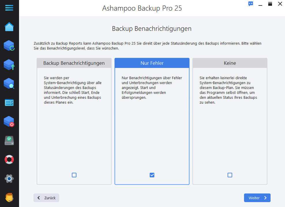 Backup zur Sicherung und Wiederherstellung von Daten und ganzen Partitionen