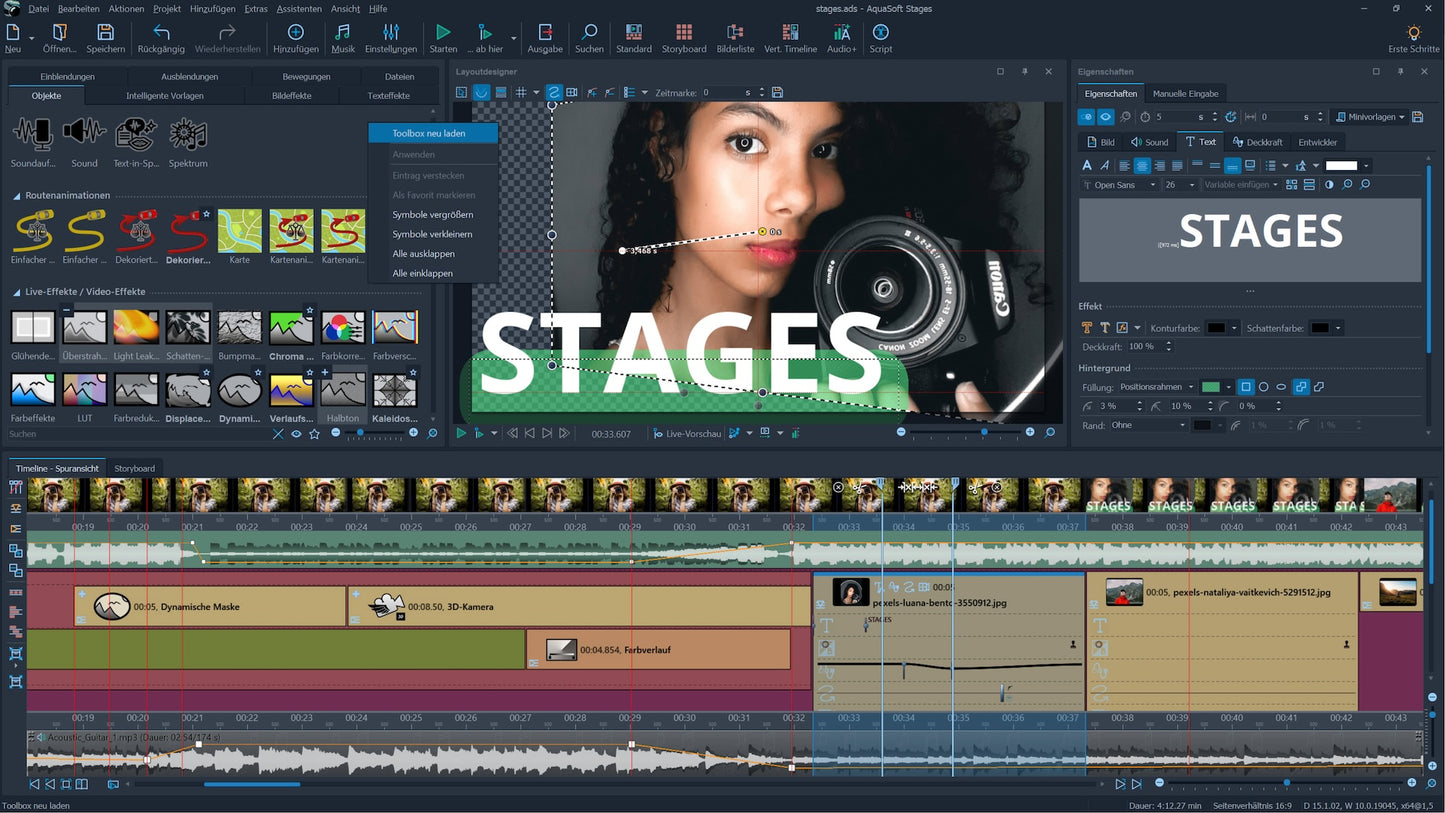 Stages 2024 - Multimedia-Produktionssoftware