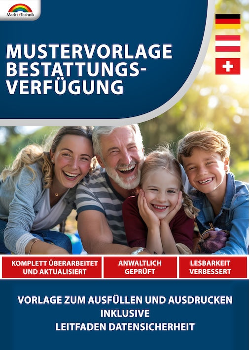 Bestattungsverfügung - Mustervorlage 2025