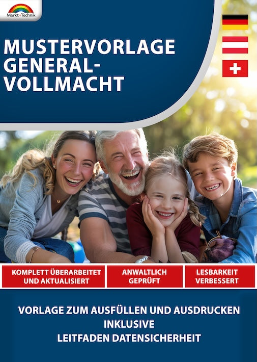 Generalvollmacht 2025 Mustervorlage