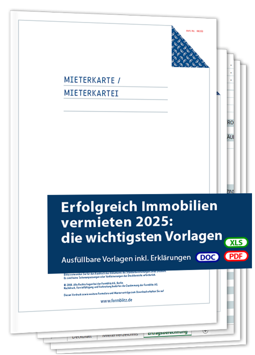 Erfolgreich Immobilien vermieten - Mustervorlagen
