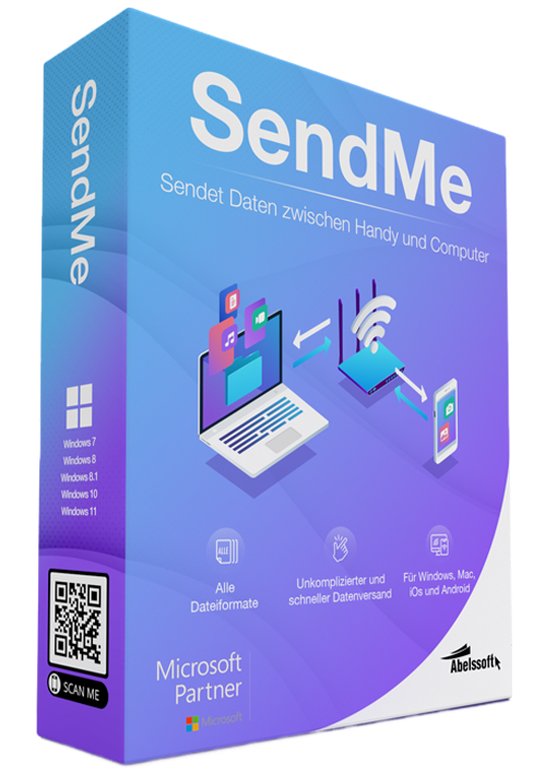 SendMe 2026 | Dateien schnell übertragen zwischen Windows Mac & Mobile ...
