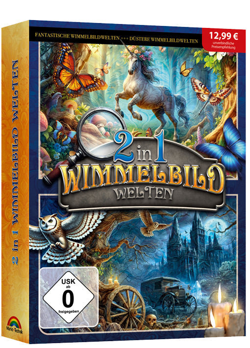 2in1: Düstere und Fantastische Wimmelbildwelten Paket
