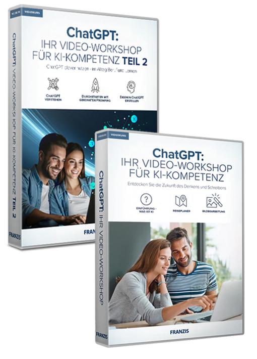 ChatGPT KI-Kompetenz Bundle: Video-Workshops 1+2