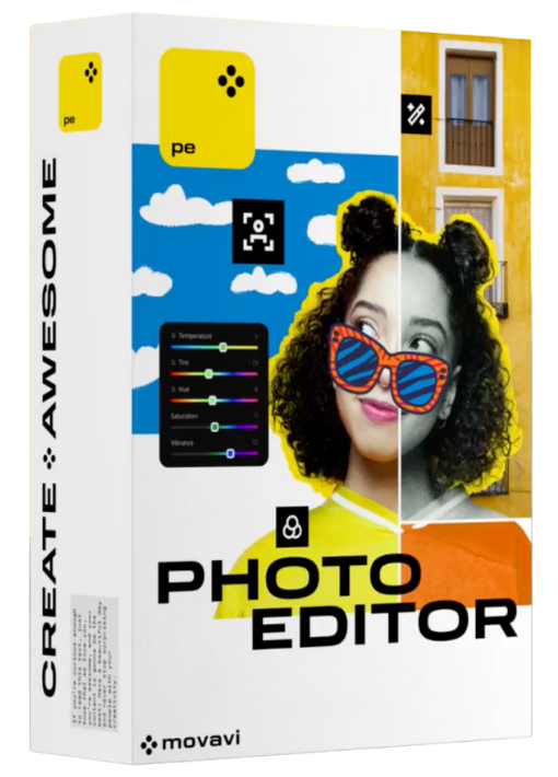 Movavi Photo Editor 2026 + Moderne Schriften-Paket