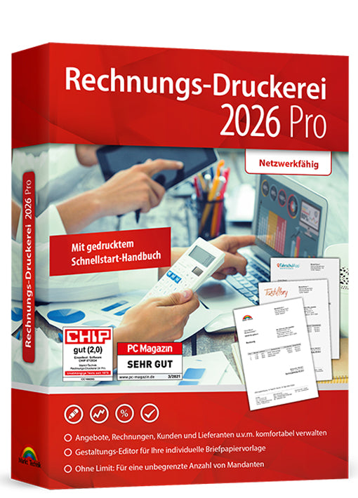 Rechnungs-Druckerei 2026 Pro
