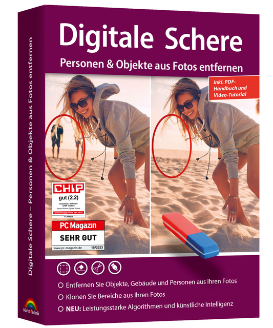 Digitale Schere – Objekte und Personen entfernen