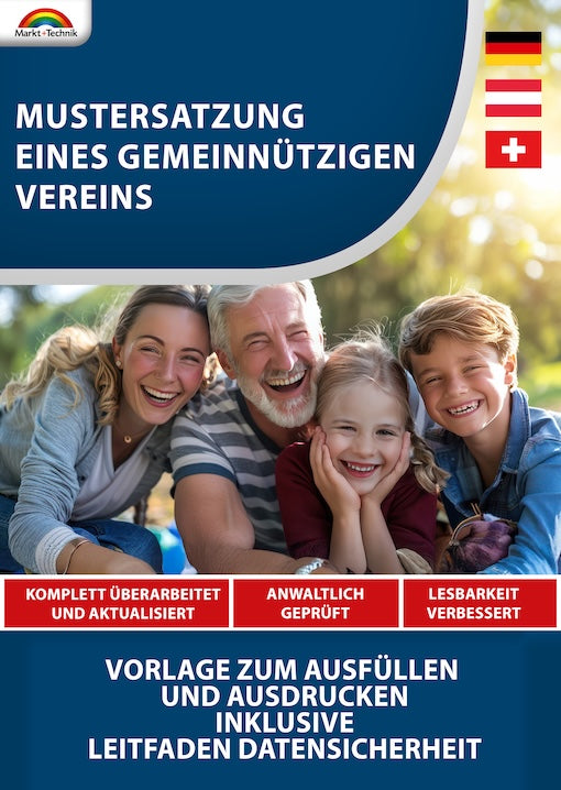 Satzung für einen gemeinnützigen Verein - Mustervorlage 2026