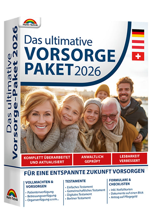 Das ultimative Vorsorge Paket 2026