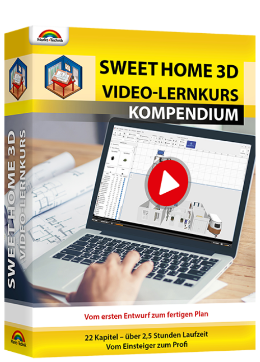 SweetHome 3D Video Lernkurs Kompendium