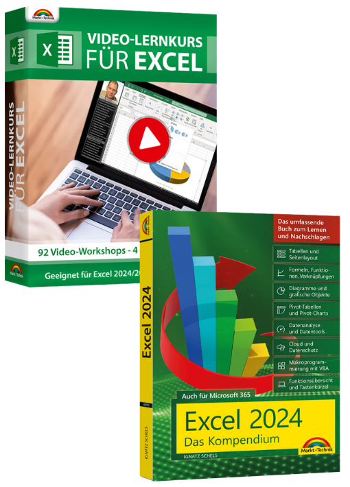 Das große Excel Paket - Videolernkurs inkl. Excel Kompendium