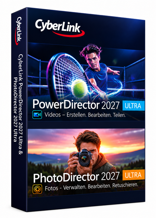 Cyberlink PowerDirector 2027 Ultra & PhotoDirector 2027 Ultra Bundle