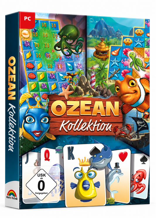 Ozean Kollektion - 3 Spiele in einem Paket