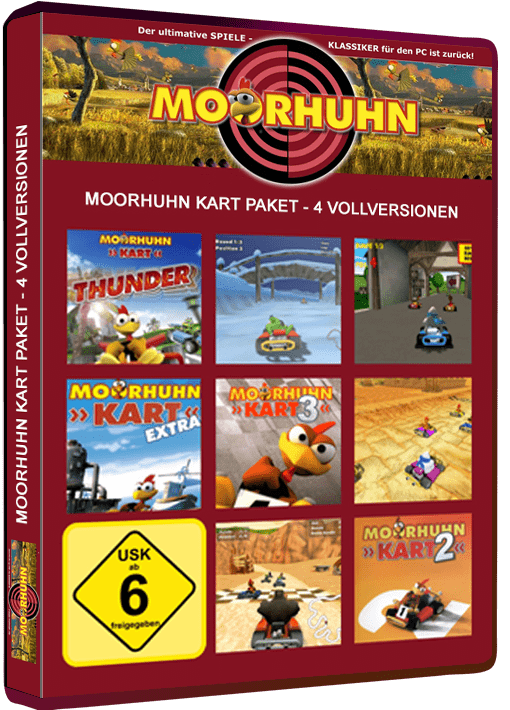 Moorhuhn Kart Paket - Das rasende Moorhuhn