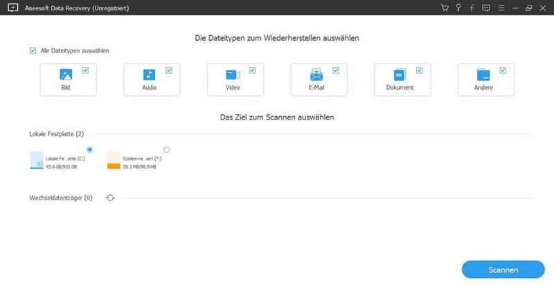 Data Recovery Aiseesoft - Schnelle Rettung bei verlorenen Daten