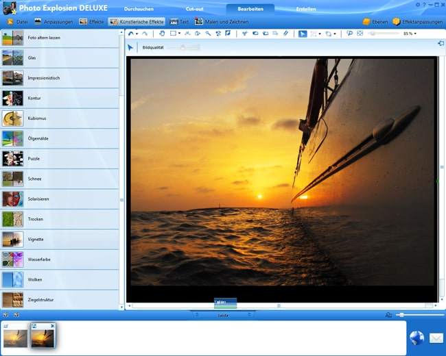 Photo Explosion 5 Deluxe - Fotos und Bilder bearbeiten