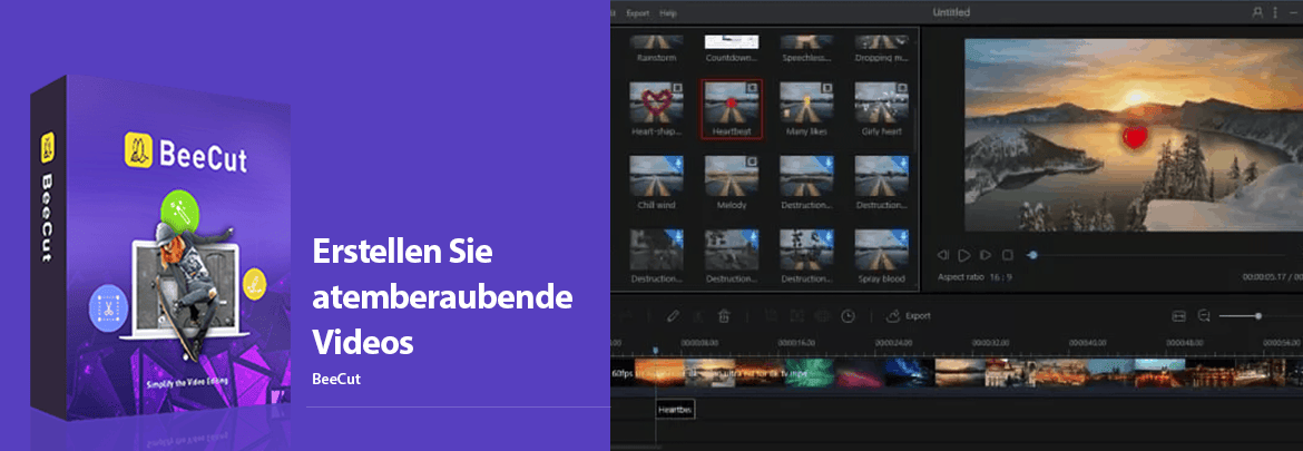 Erstellen Sie atemberaubende Videos in Minuten