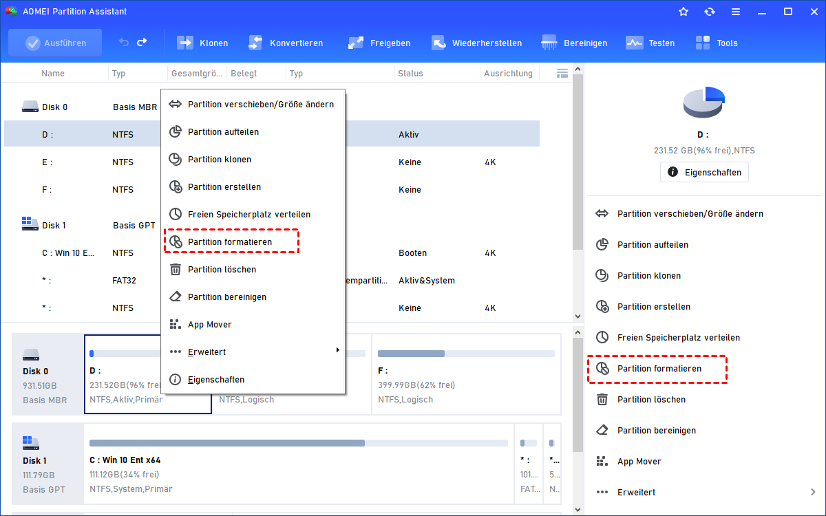 Professionelle Partitionssoftware für Windows zur Verwaltung von Festplatten