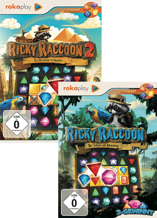 Ricky Racoon Teil 1 und 2 im Paket