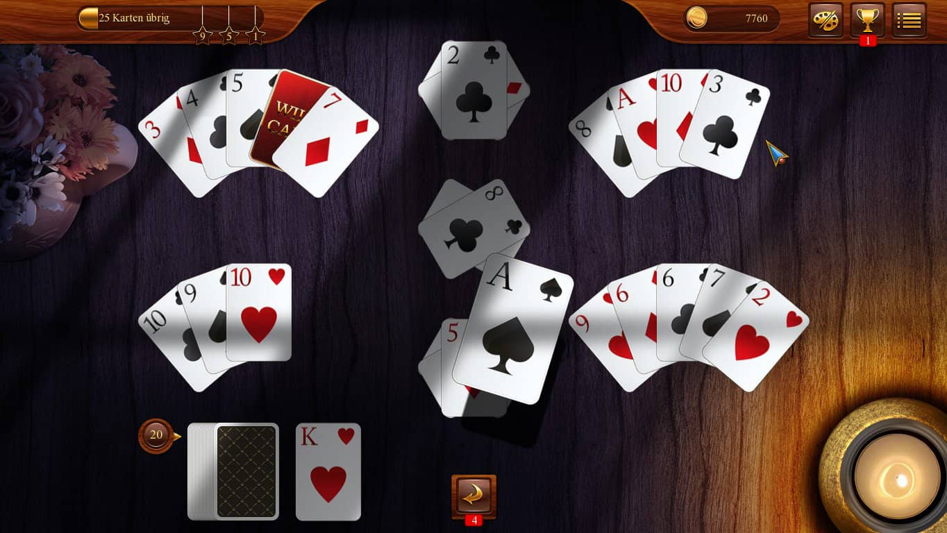 Erleben Sie im Solitaire Club echtes Casino-Feeling am heimischen PC