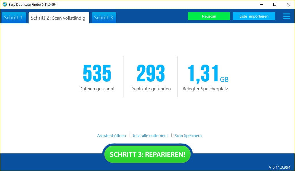 So löschen Sie Ihre doppelten Dateien und holen sich Ihren Speicherplatz zurück! 